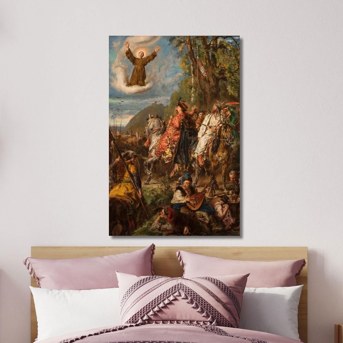 Bohdan Khmelnytsky With Tugay Bey At Lviv Jan Matejko jmt6 canvas print 