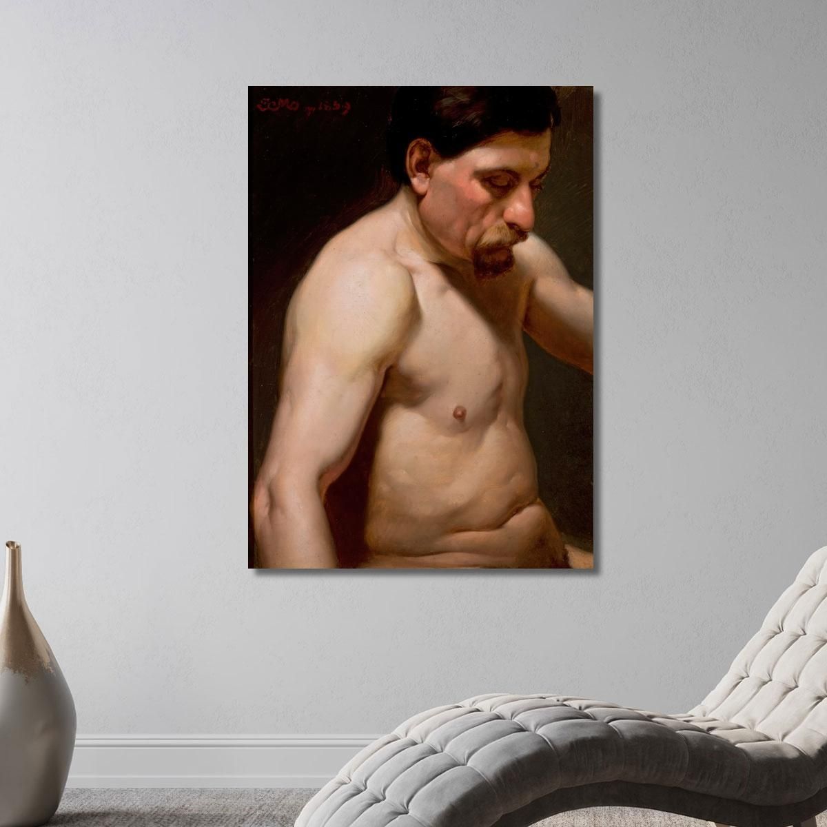 Male Semi-Nude Jan Matejko jmt23 canvas print 
