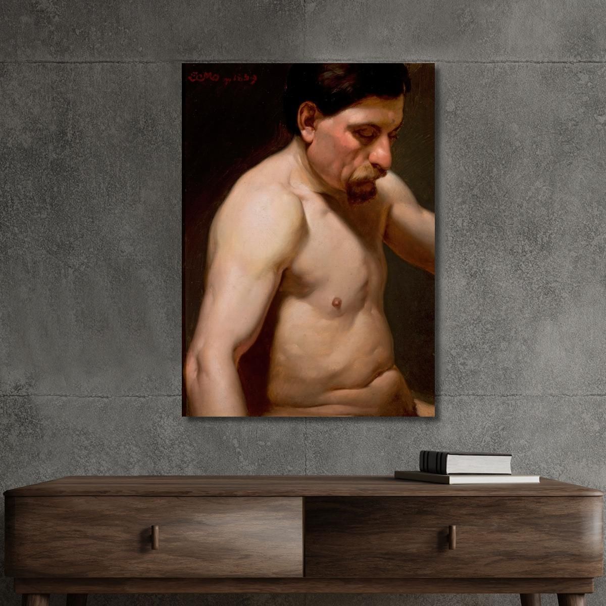 Male Semi-Nude Jan Matejko jmt23 canvas print 