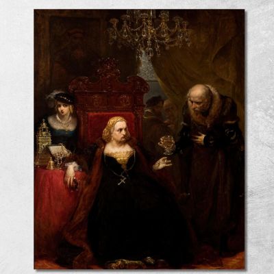 Poisoning Of Queen Bona Jan Matejko jmt25 canvas print 