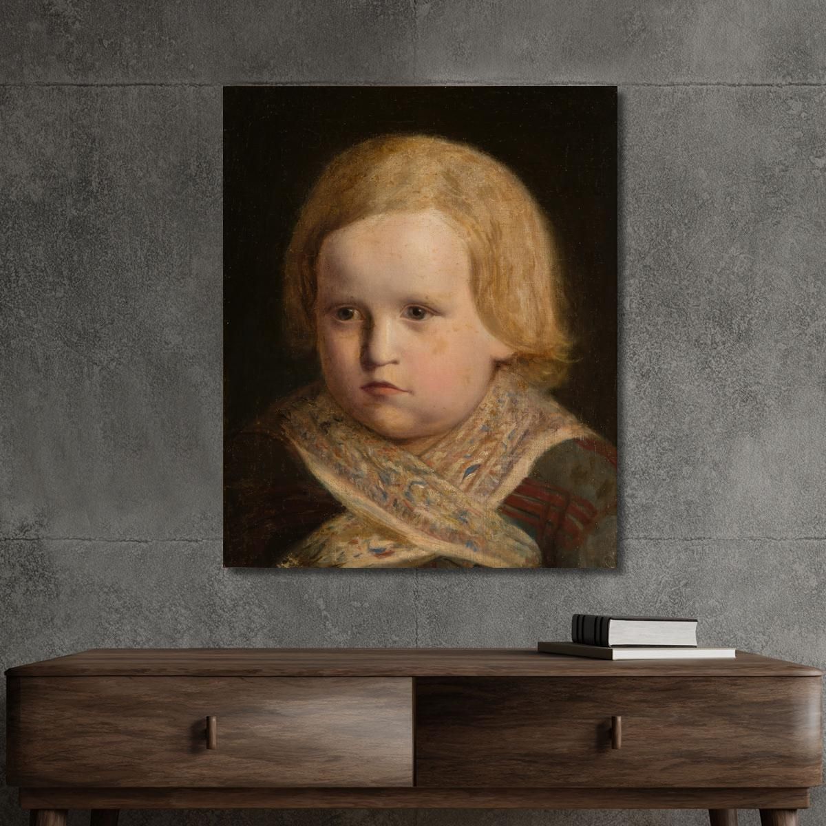 Portrait Of A Little Boy Jan Matejko jmt27 canvas print 