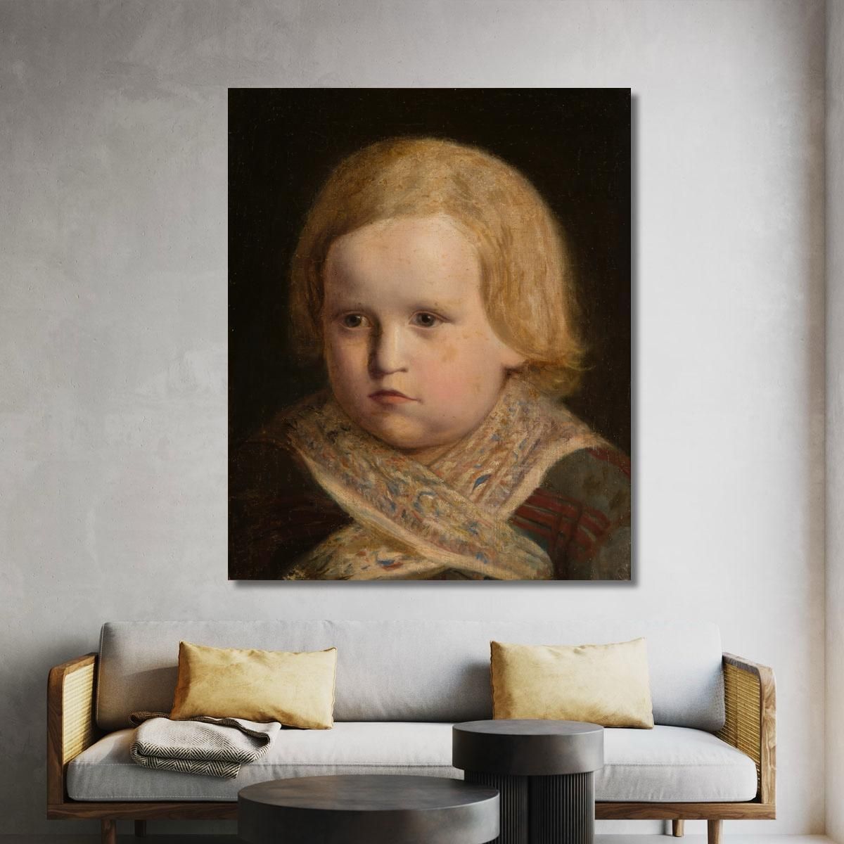 Portrait Of A Little Boy Jan Matejko jmt27 canvas print 