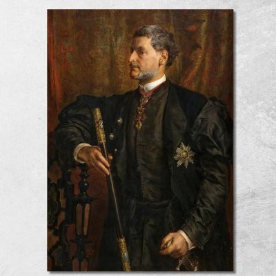 Portrait Of Alfred Potocki Jan Matejko jmt28 canvas print 