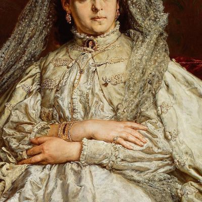 Portrait Of Artist S Wife Teodora Née Giebultowska Jan Matejko jmt30 canvas print