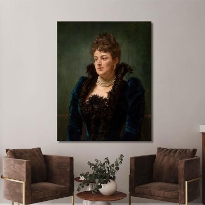 Portrait Of Bona Ossowiecka Jan Matejko jmt32 canvas print 