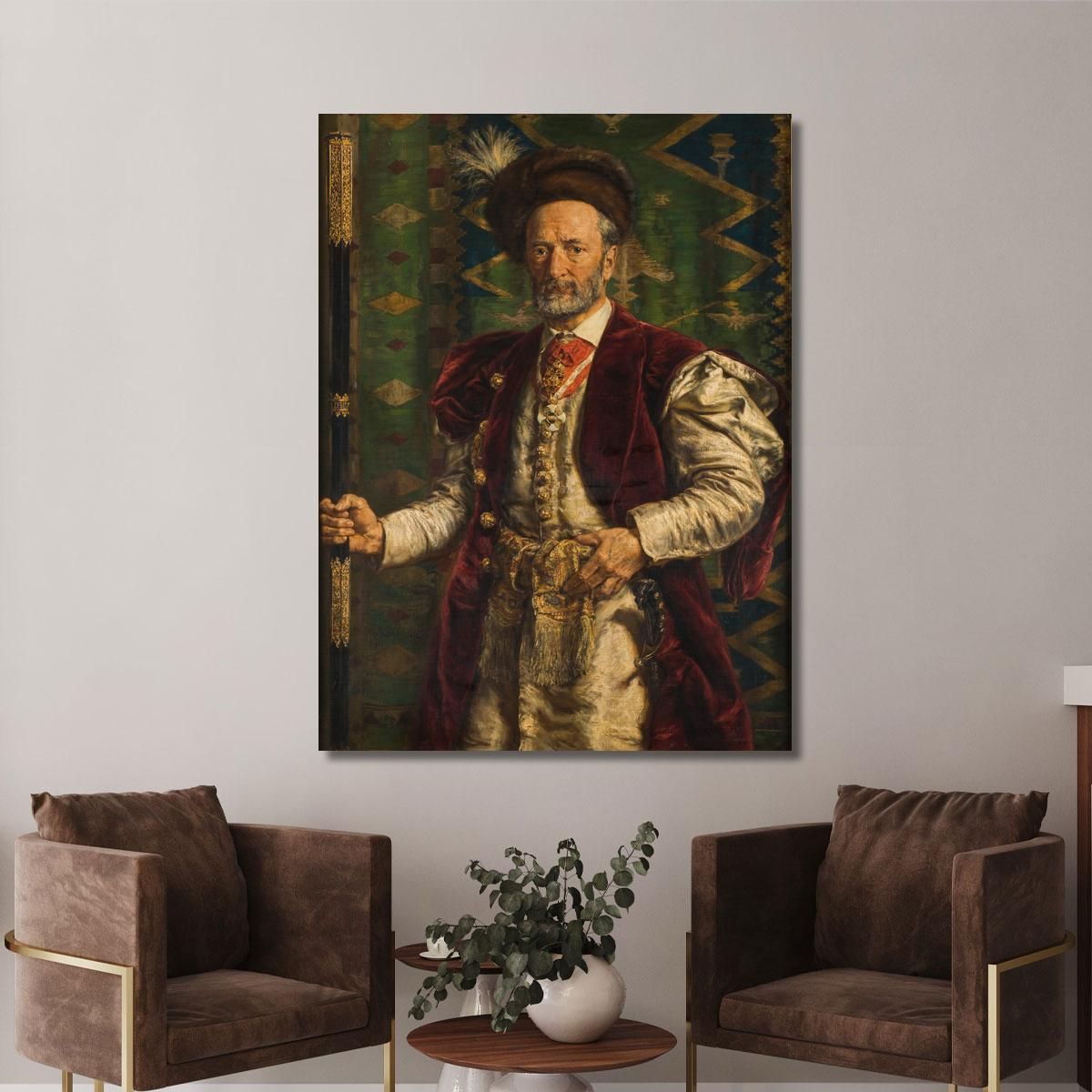 Portrait Of Mikolaj Zyblikiewicz Jan Matejko jmt46 canvas print 