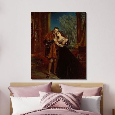 Sigismund Augustus With Barbara At The Radziwill Court In Vilnius Jan Matejko jmt54 canvas print 