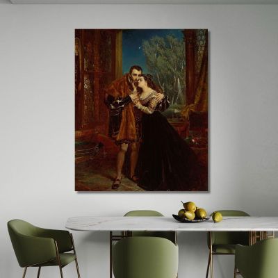 Sigismund Augustus With Barbara At The Radziwill Court In Vilnius Jan Matejko jmt54 canvas print 