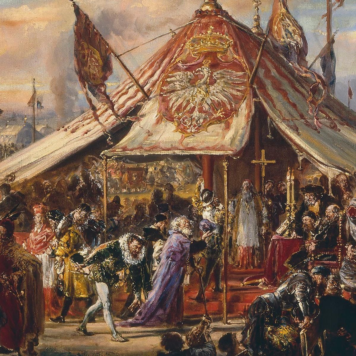 Power Of Commonwealth At Its Zenith Jan Matejko jmt77 canvas print