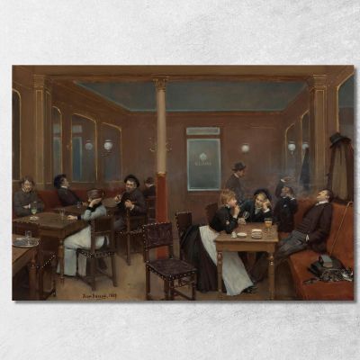Student Brasserie Student Brasserie Jean Béraud jbr9 canvas print 