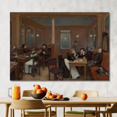 Student Brasserie Student Brasserie Jean Béraud jbr9 canvas print 