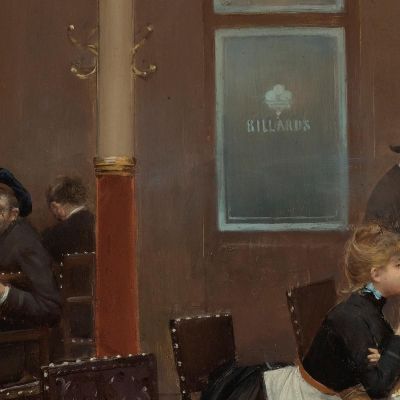 Student Brasserie Student Brasserie Jean Béraud jbr9 canvas print