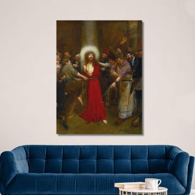 Christ Bound To The Column Jean Béraud jbr11 canvas print 