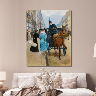 Peace Street Races Jean Béraud jbr13 canvas print 