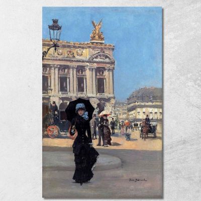 In Front Of The Opera Jean Béraud jbr15 canvas print 