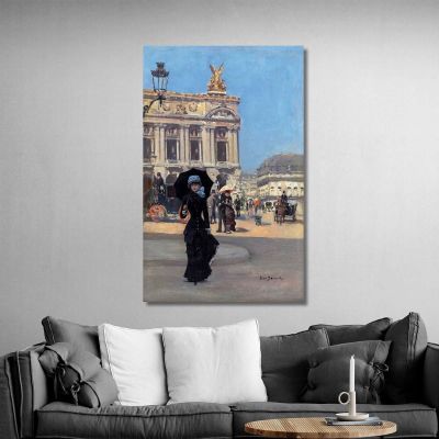 In Front Of The Opera Jean Béraud jbr15 canvas print 