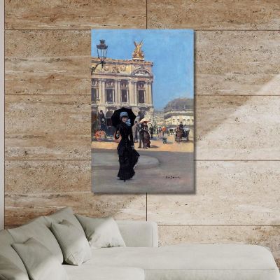 In Front Of The Opera Jean Béraud jbr15 canvas print 