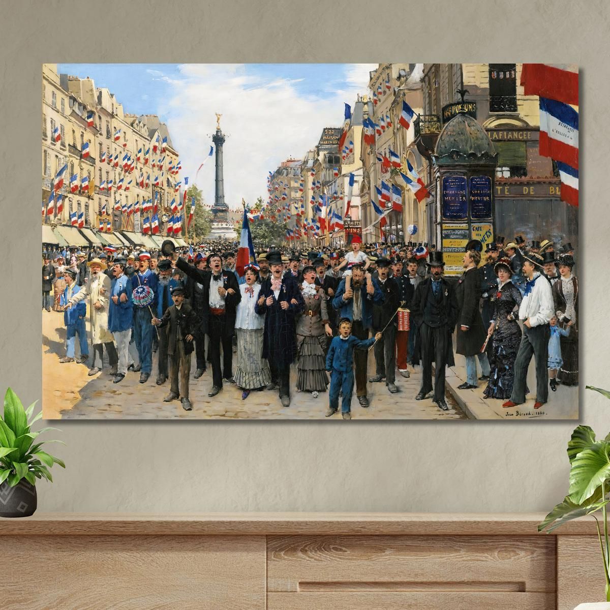 The Marseillaise Jean Béraud jbr36 canvas print 