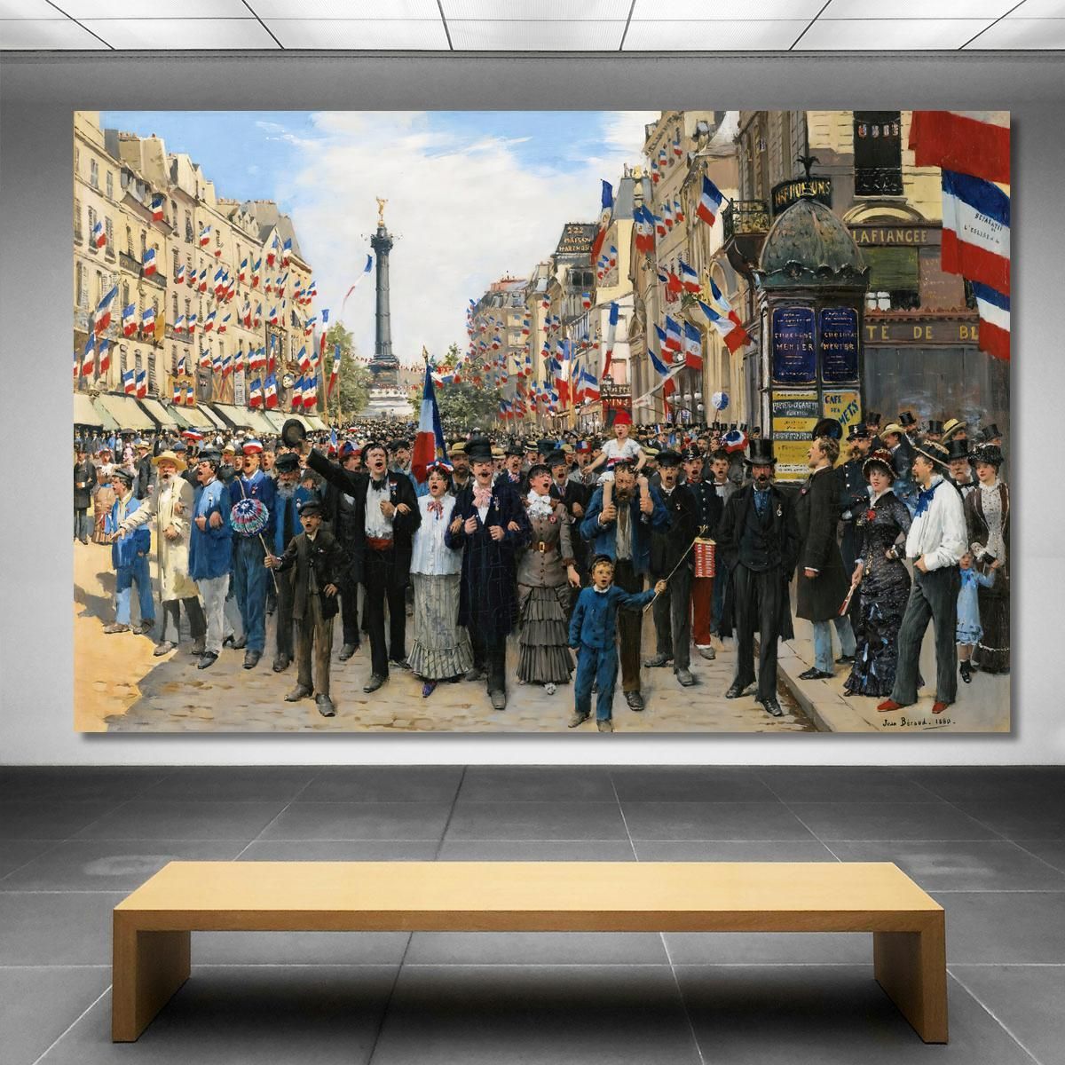 The Marseillaise Jean Béraud jbr36 canvas print 