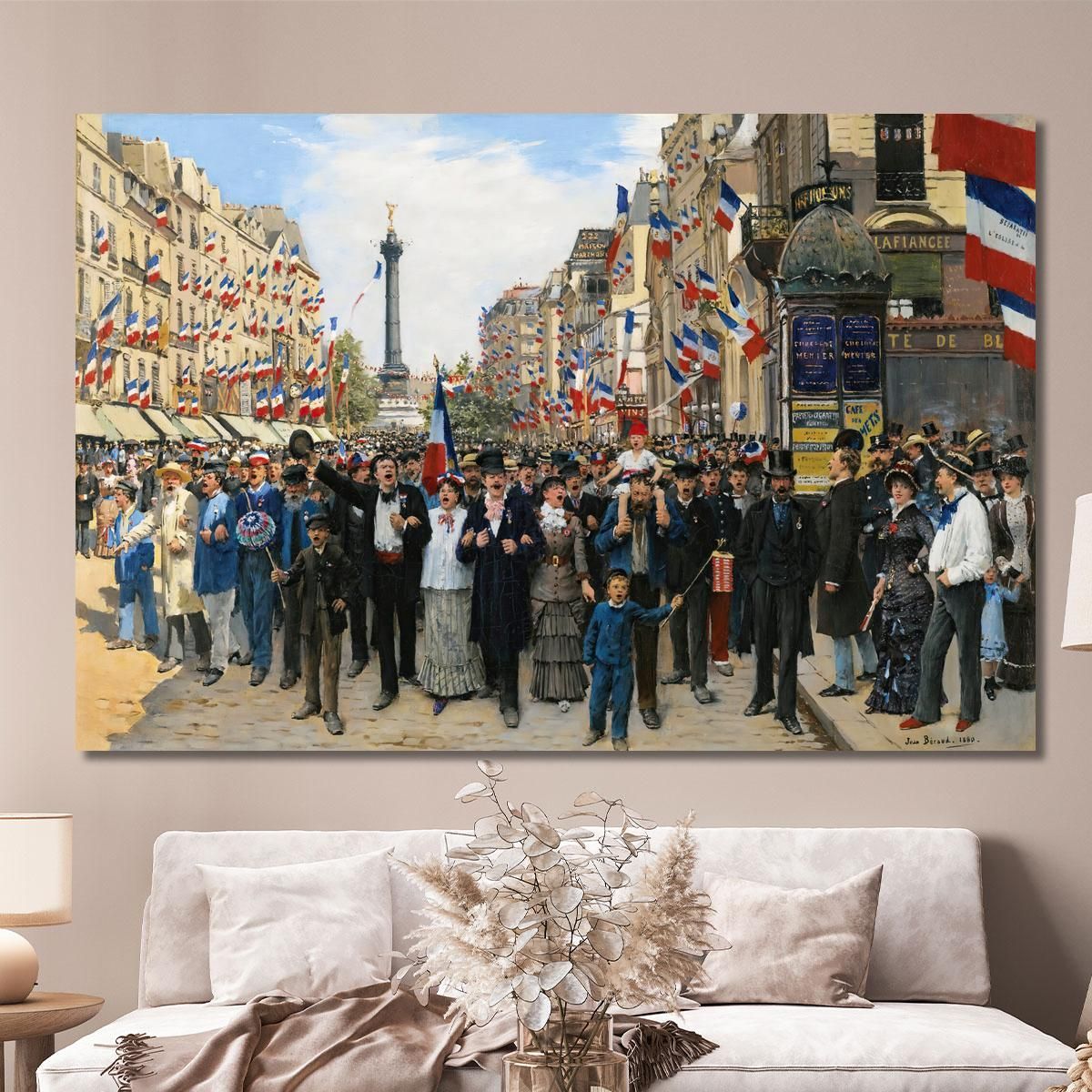 The Marseillaise Jean Béraud jbr36 canvas print 
