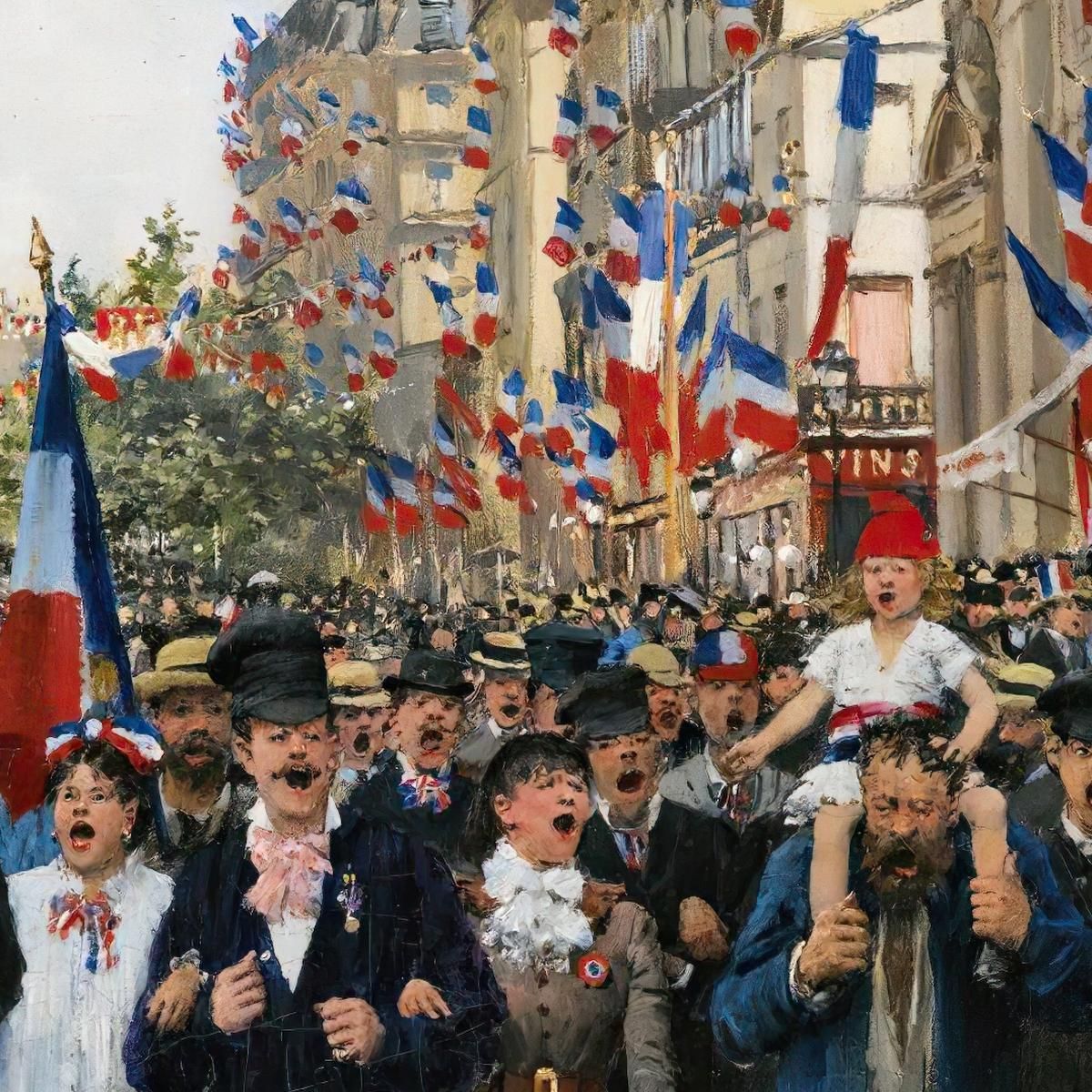 The Marseillaise Jean Béraud jbr36 canvas print