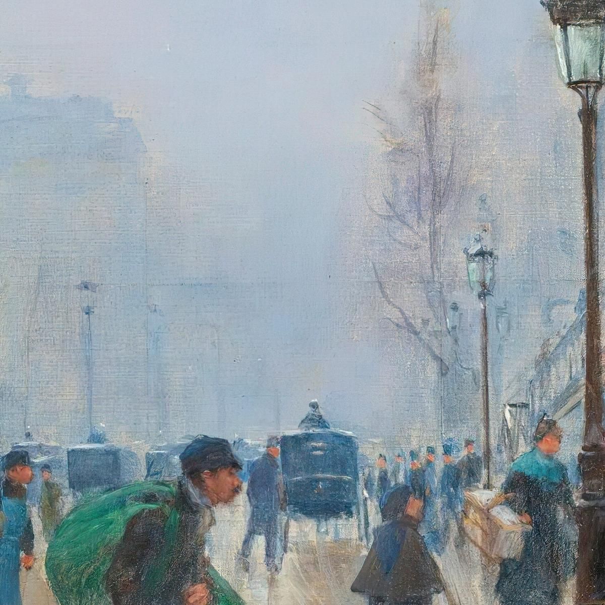 Boulevard Saint-Denis In Paris Jean Béraud jbr53 canvas print