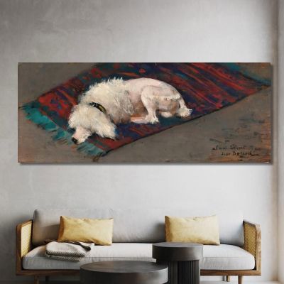 The White Poodle Jean Béraud jbr56 canvas print 