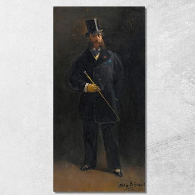 The Gentleman Jean Béraud jbr58 canvas print 