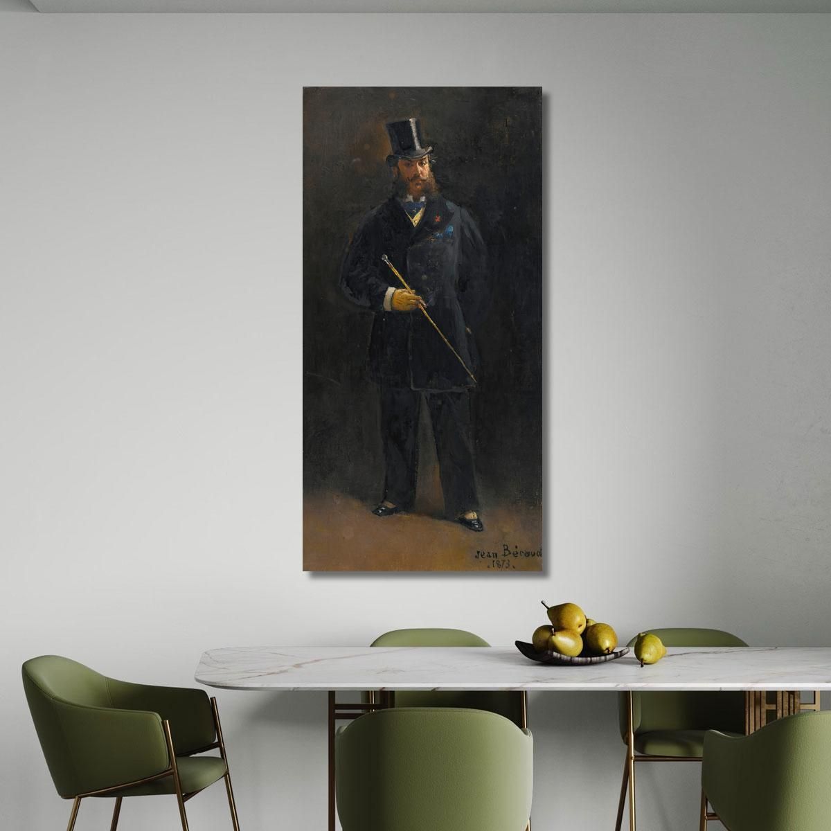 The Gentleman Jean Béraud jbr58 canvas print 