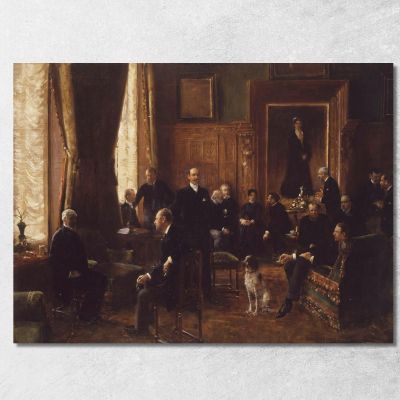Countess Potocka'S Living Room Jean Béraud jbr63 canvas print 