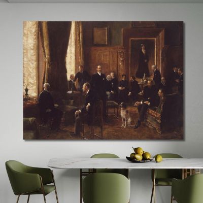 Countess Potocka'S Living Room Jean Béraud jbr63 canvas print 