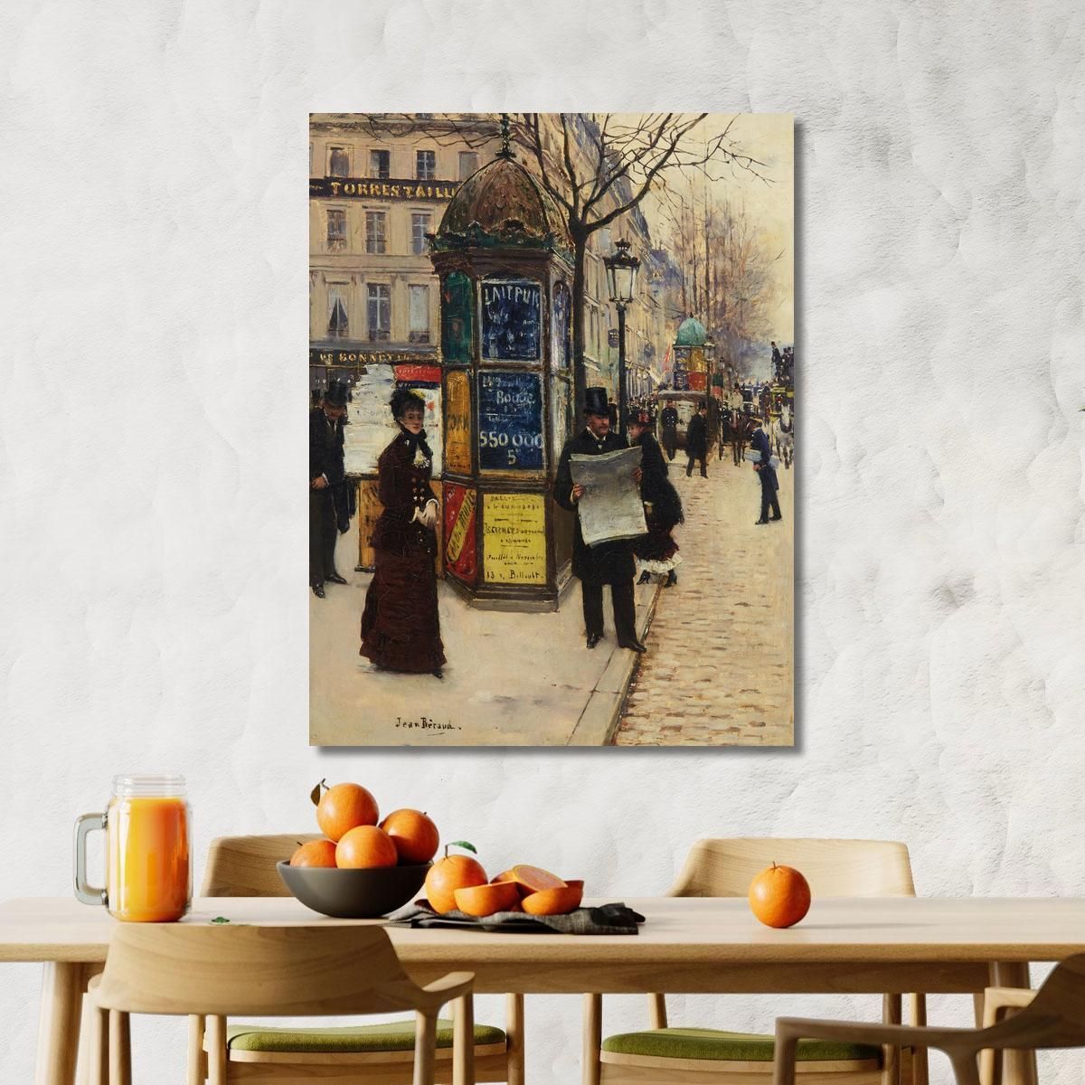 The Great Boulevards Jean Béraud jbr72 canvas print 
