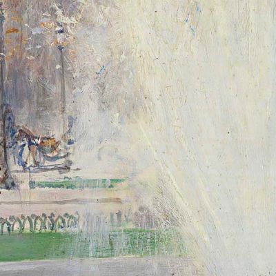 Parisian At The Champs-Élysées Roundabout Jean Béraud jbr82 canvas print