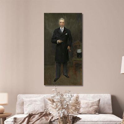 Portrait Of Sir Campbell Clarke Jean Béraud jbr87 canvas print 
