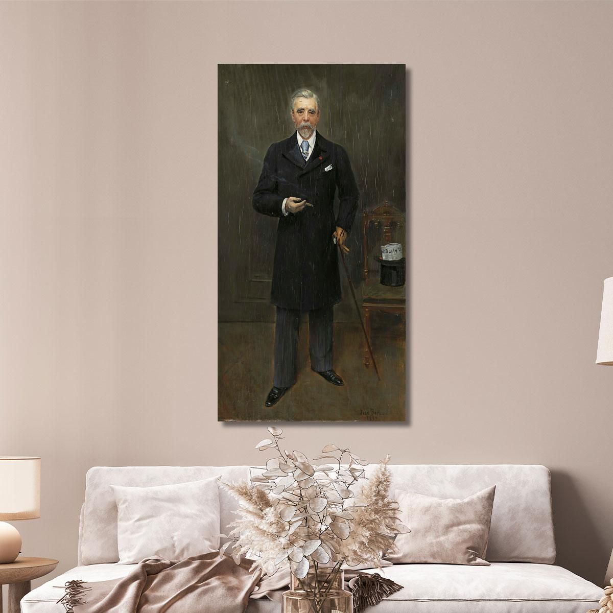 Portrait Of Sir Campbell Clarke Jean Béraud jbr87 canvas print 