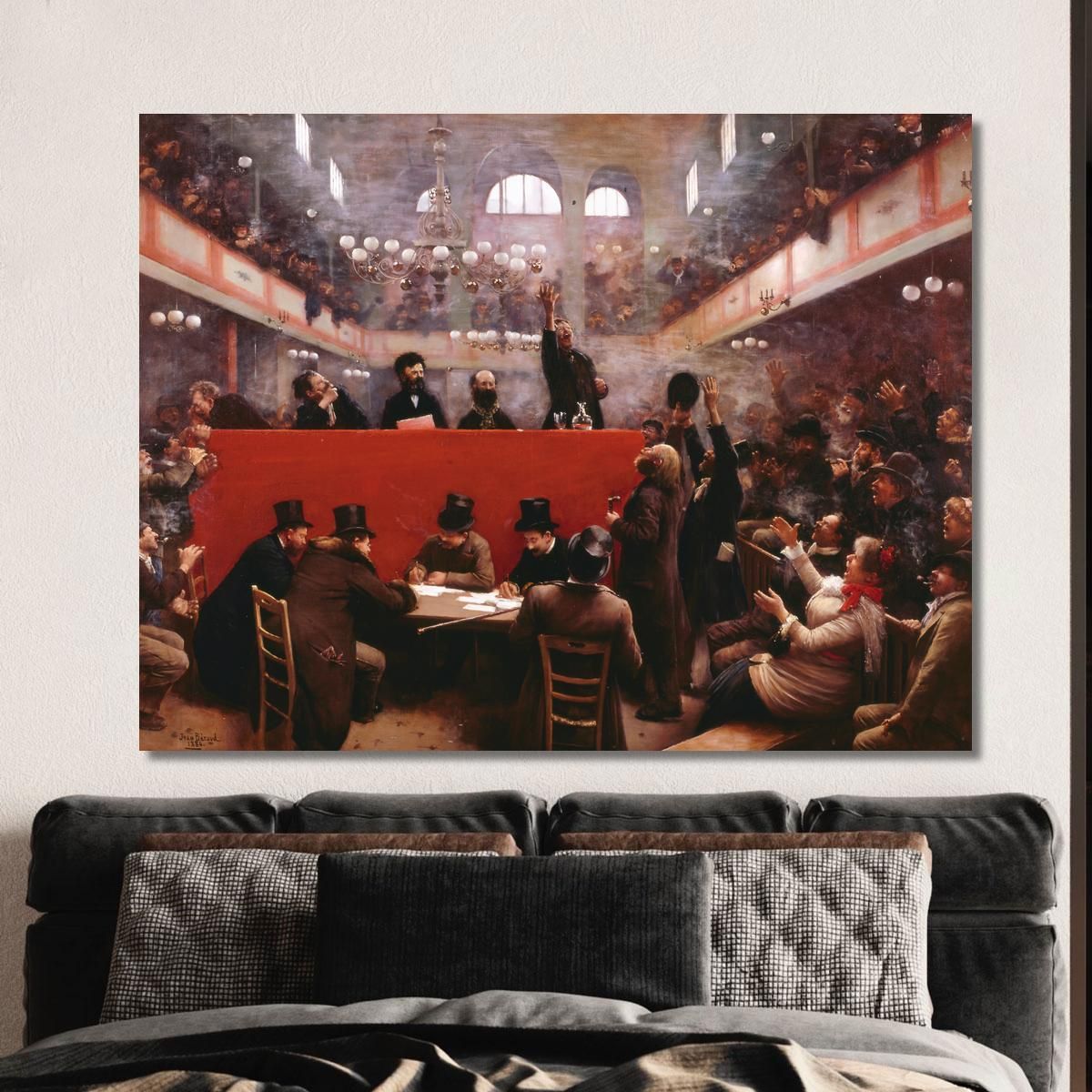 Graffard Room  Jean Béraud jbr91 canvas print 