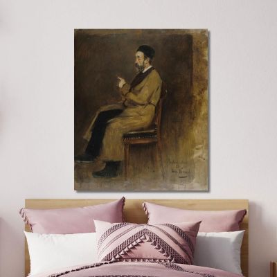 Portrait Of Jean-Jacques Weiss Jean Béraud jbr107 canvas print 
