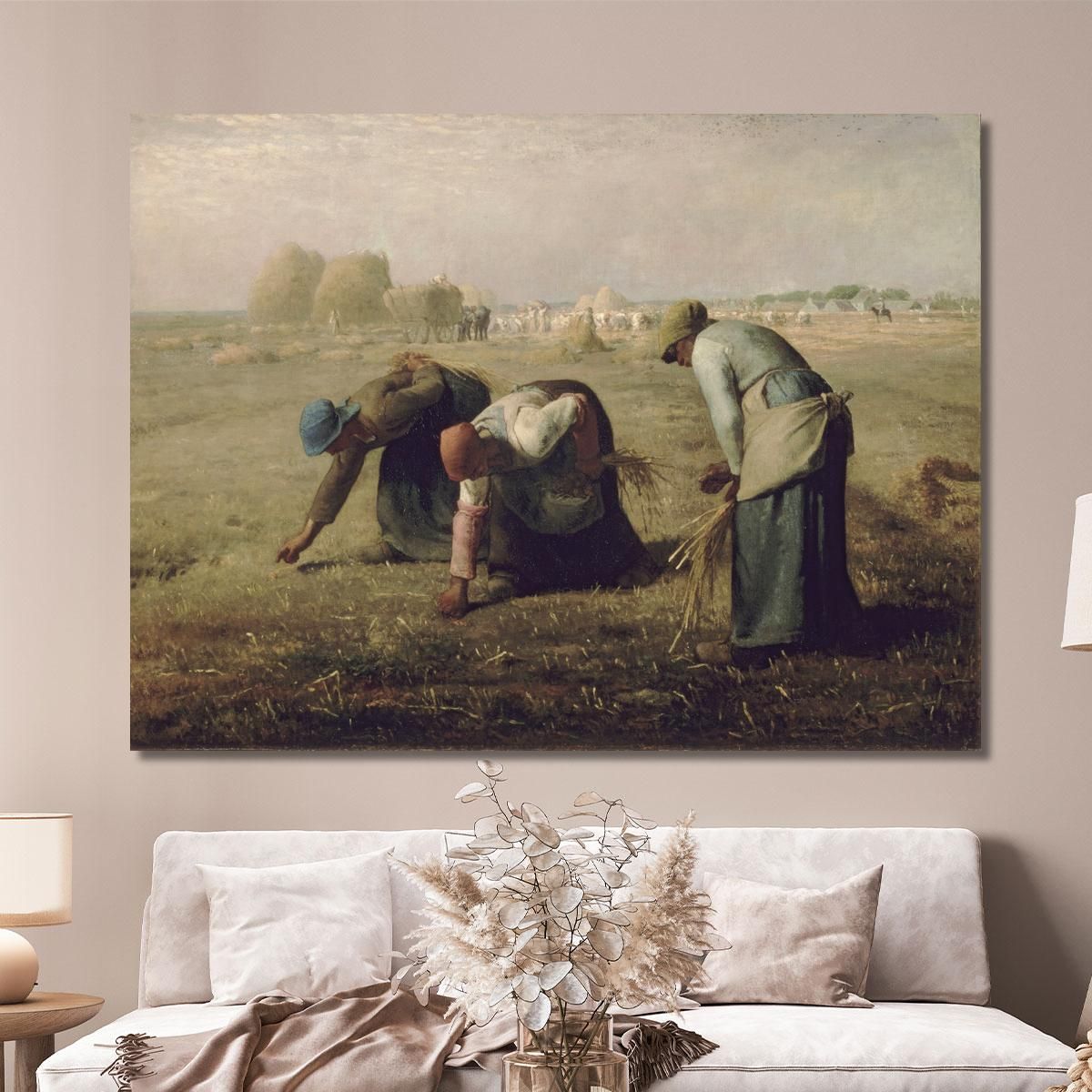Gleaners Jean-François Millet jfm19 canvas print 
