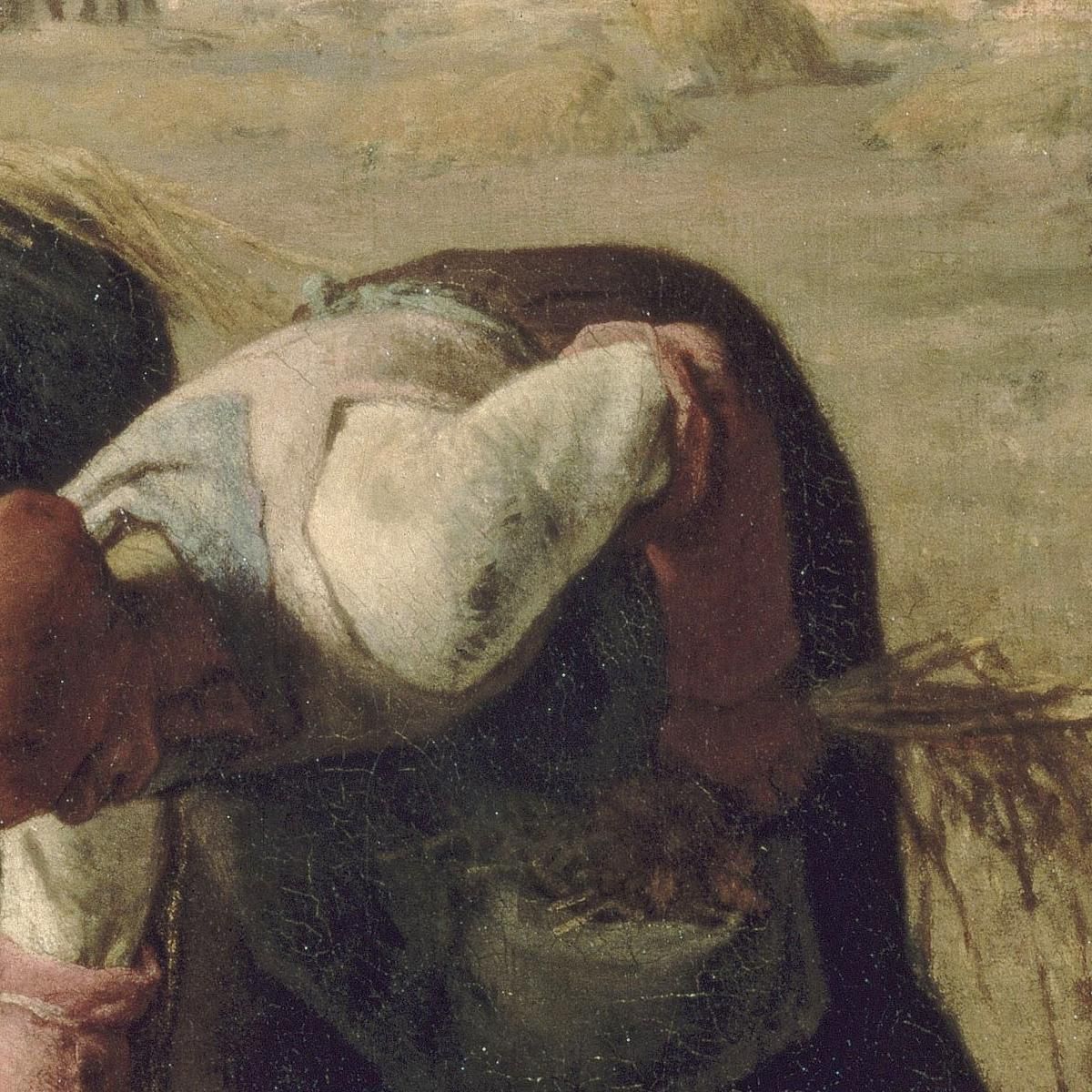 Gleaners Jean-François Millet jfm19 canvas print