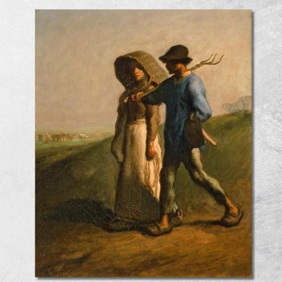 Going To Work Jean-François Millet jfm20 canvas print 