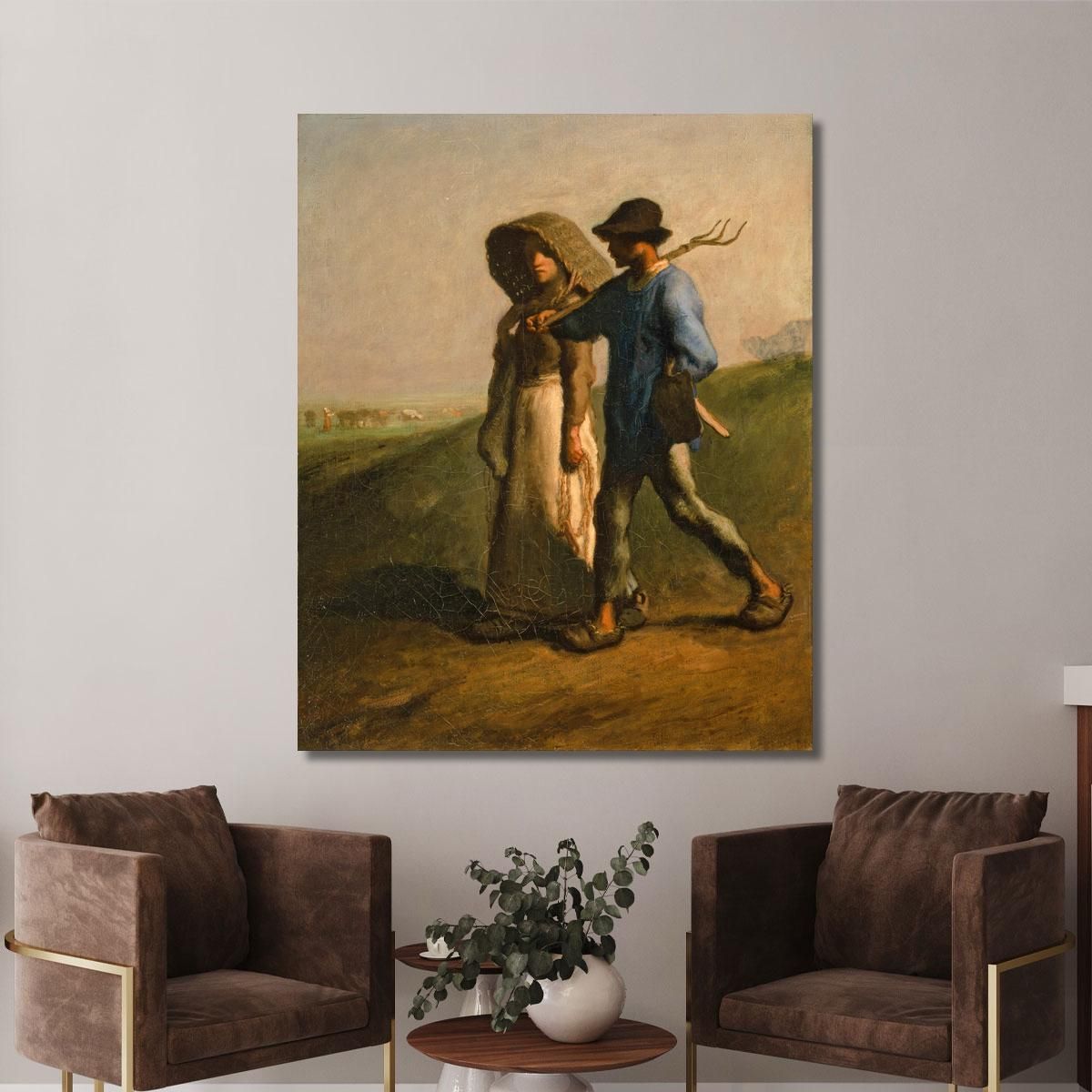 Going To Work Jean-François Millet jfm20 canvas print 