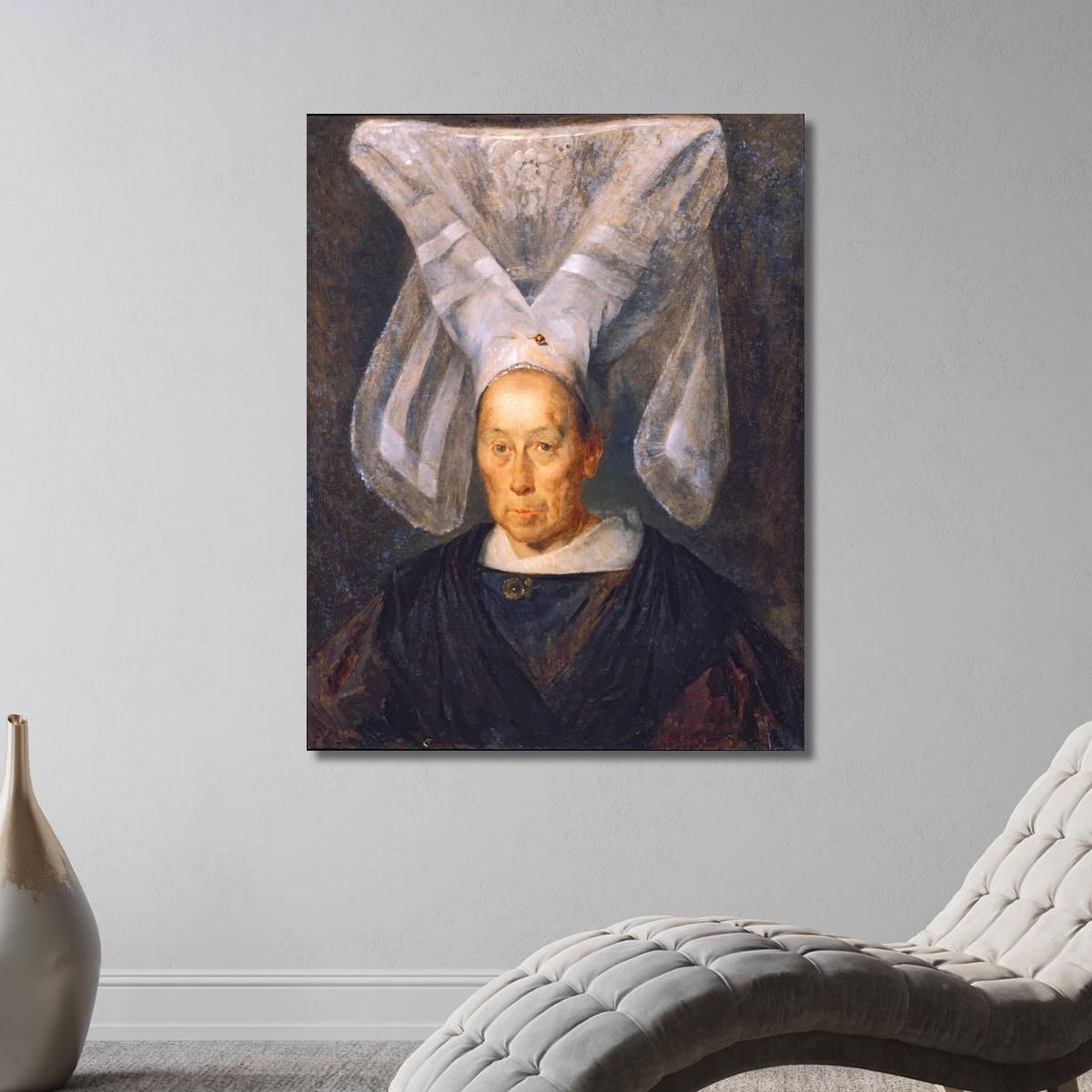 Mrs Catherine Chancoigne Jean-François Millet jfm35 canvas print 