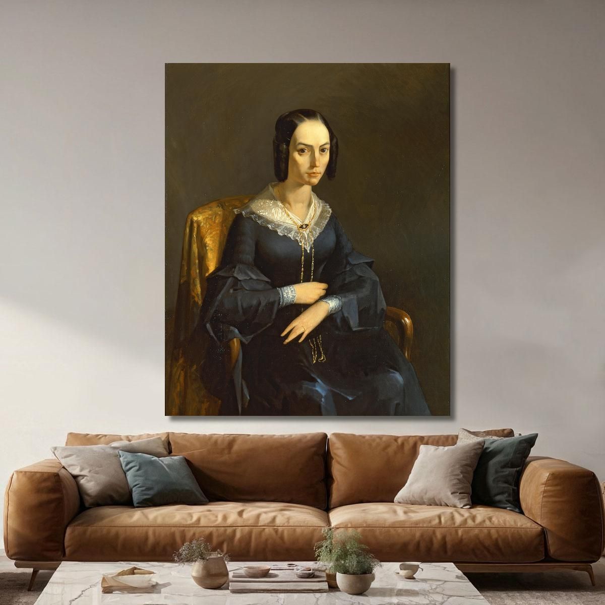 Madame Valmont Jean-François Millet jfm36 canvas print 