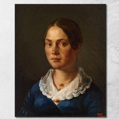 Portrait Of Madame Martin Jean-François Millet jfm50 canvas print 