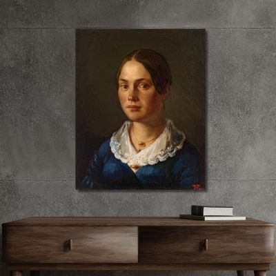 Portrait Of Madame Martin Jean-François Millet jfm50 canvas print 