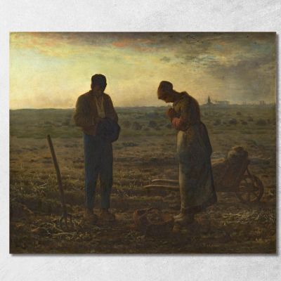 The Angelus Jean-François Millet jfm65 canvas print 