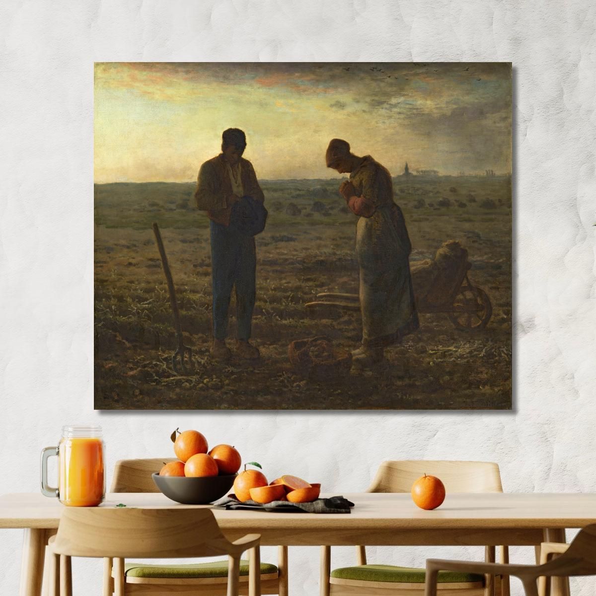 The Angelus Jean-François Millet jfm65 canvas print 