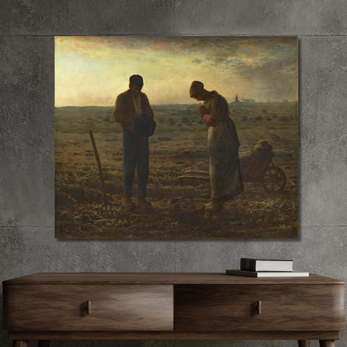 The Angelus Jean-François Millet jfm65 canvas print 