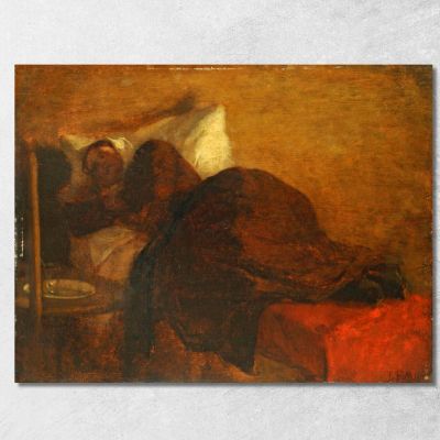 The Artist'S Wife Jean-François Millet jfm66 canvas print 