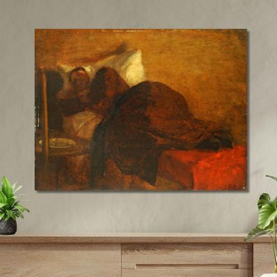 The Artist'S Wife Jean-François Millet jfm66 canvas print 